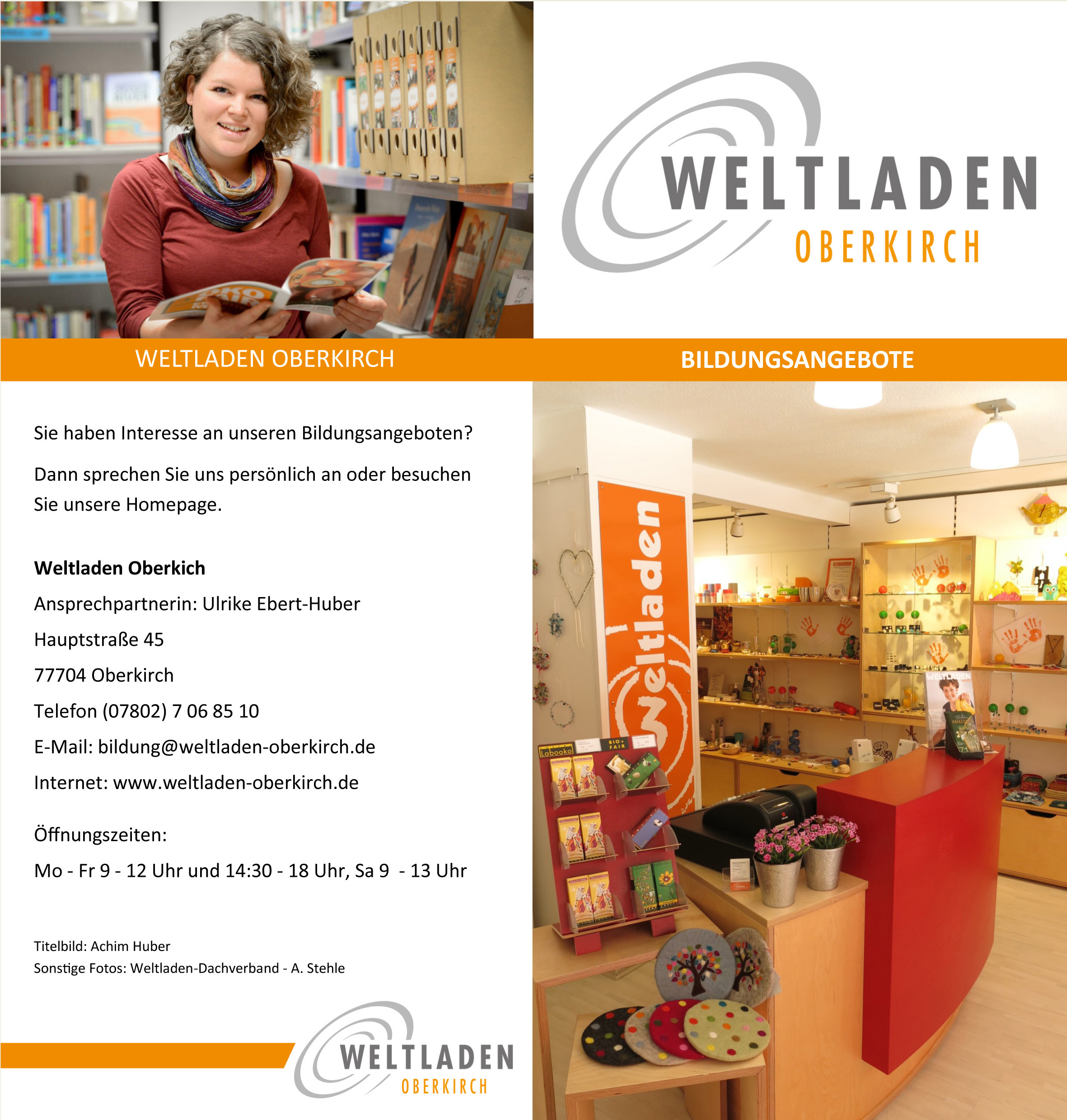 Flyer Bildungsarbeit Weltladen Oberkirch 1
